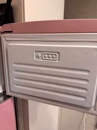 Nevera retro Amica rosa