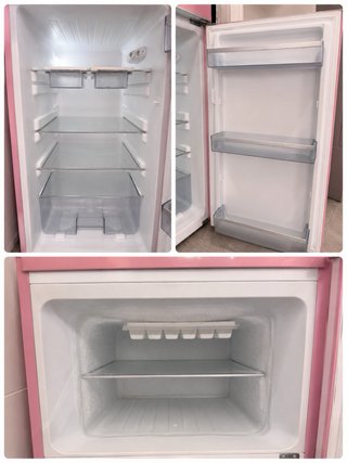 Nevera retro Amica rosa