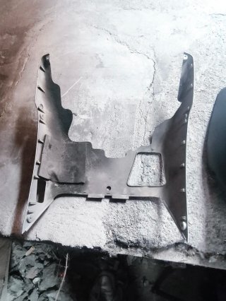Laterales Hyosung Rally 50 negros