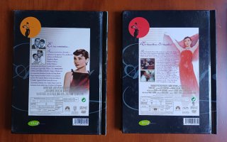 LOTE 7 PELÍCULAS AUDREY HEPBURN. DVD-LIBRO.