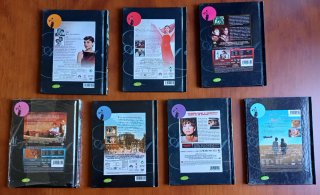 LOTE 7 PELÍCULAS AUDREY HEPBURN. DVD-LIBRO.