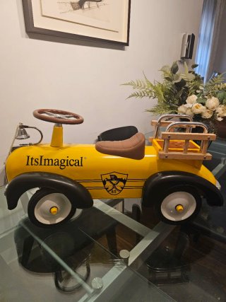 Correpasillos Coche Bomberos Amarillo