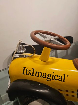 Correpasillos Coche Bomberos Amarillo