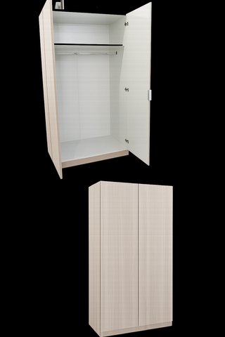 Armario 2 Puertas Ibiza 180x81x52cm