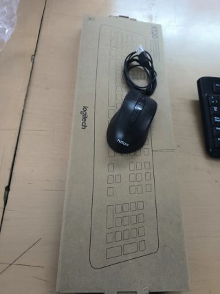 Teclado y Ratón Logitech K120 Negro