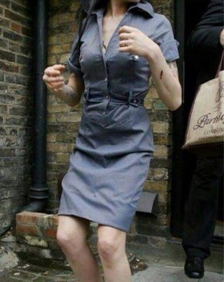 Vestido Karen Millen igual que llevo Amy Winehouse