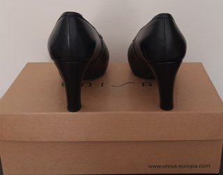 Zapatos Unisa Negros Tacón