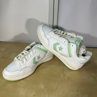 Zapatillas Converse Bajas Blanco/Verde Talla 42.5