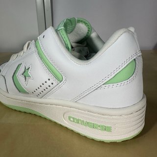 Zapatillas Converse Bajas Blanco/Verde Talla 42.5