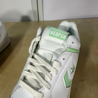 Zapatillas Converse Bajas Blanco/Verde Talla 42.5