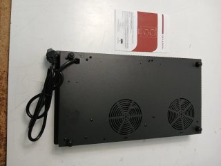 Estufa Inducción Doble TiStm Negra
