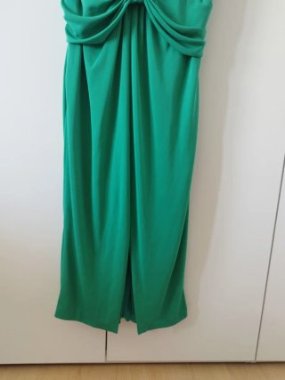 Vestido evento fiesta escote bajo talla S