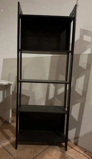 Estantería Escalera Wengué