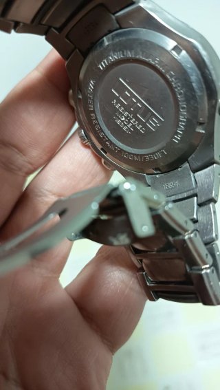 Reloj Lotus Titanium Hombre Negro/Plata