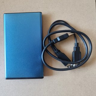 Disco Duro Externo 320 GB Azul