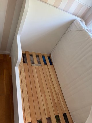 Cama infantil extensible Ikea BUSUNGE + Colchon