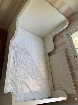 Cama infantil extensible Ikea BUSUNGE + Colchon