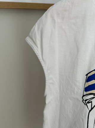 Camiseta Zara Mujer Talla S Estampado Rayas