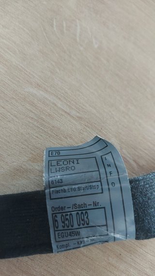 Cable Flex Botón BMW X5 E70