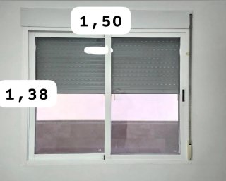4 Ventanas, 3 Balconera y una puerta Aluminio
