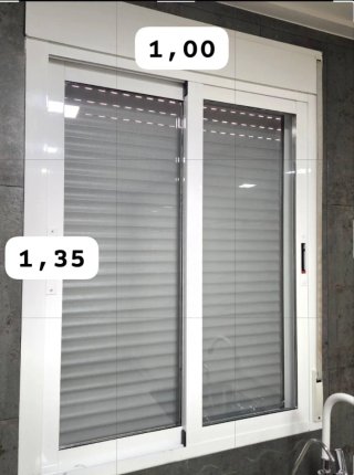 4 Ventanas, 3 Balconera y una puerta Aluminio
