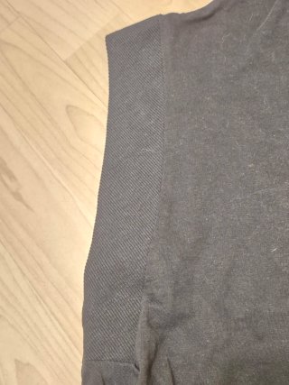 Camiseta Zara sin mangas negra Talla S
