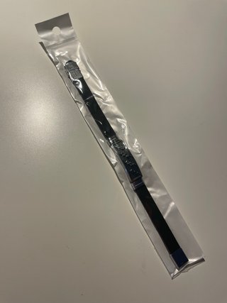 Bracciale in silicone e acciaio da uomo