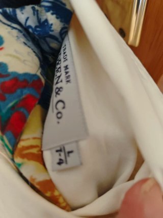 Camisa Blanca Manga Larga