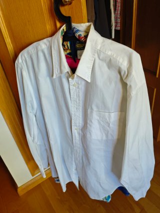 Camisa Blanca Manga Larga