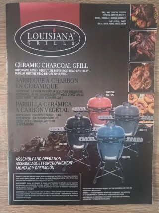 Barbacoa de carbón cerámica azul