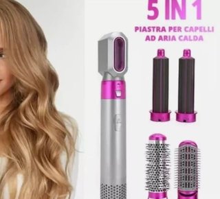 Piastra Capelli 5 in 1 + 4 faretti