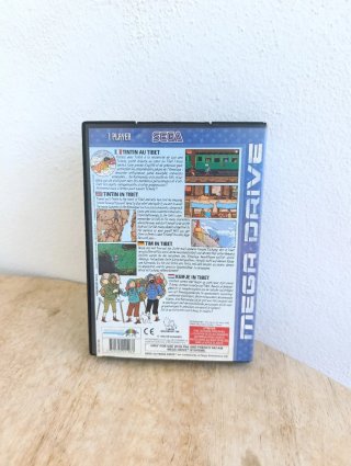 Tintin Tibet Sega Mega Drive megadrive videojuego