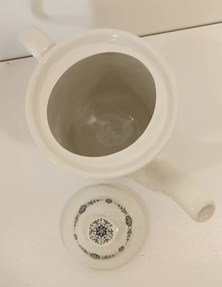 JUEGO DE CAFÉ DE PORCELANA PONTESA "ALFAR ETRUSCO"