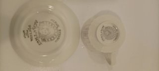 JUEGO DE CAFÉ DE PORCELANA PONTESA "ALFAR ETRUSCO"