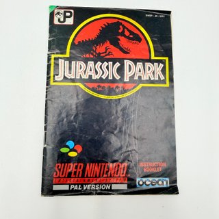 Jurassic Park Snes Completo Scatola e Manuali