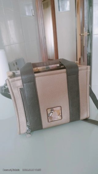 Bolso Anekke Multicolor Beige