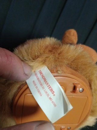 Furby Chinchilla 1998 Peluche Naranja