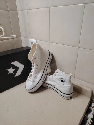 Converse All Star Hi Blancas Nuevas