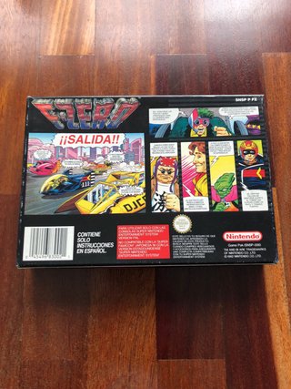 F-Zero PAL España Super Nintendo Erbe