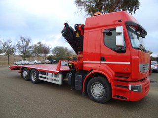 Renault PREMIUM 460-CAMIONES PORTAMAQUINARIAS