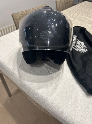 Casco Harley Davidson visera oscura pantalla trans