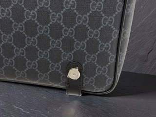 Borsa a tracolla Gucci GG Supreme nera