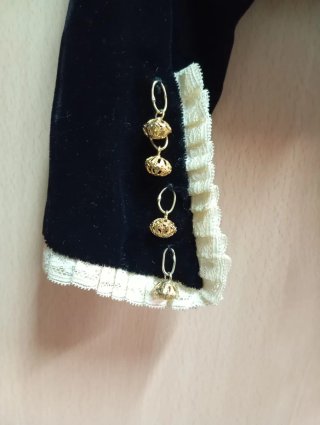 Traje de Fallera Fucsia y Dorado