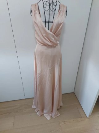 Abito lungo donna rosa