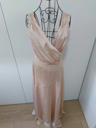 Abito lungo donna rosa