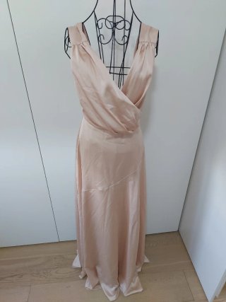 Abito lungo donna rosa