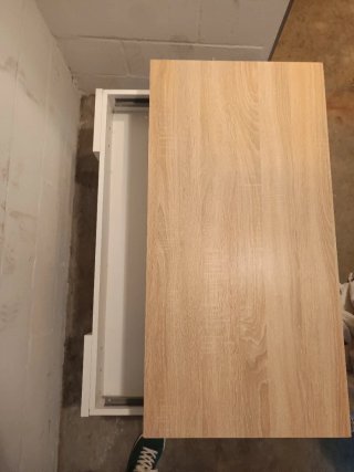 Mesa baja salón elevable