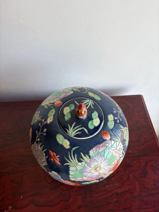 Jarrón Decorativo Cerámica Estilo Japonés