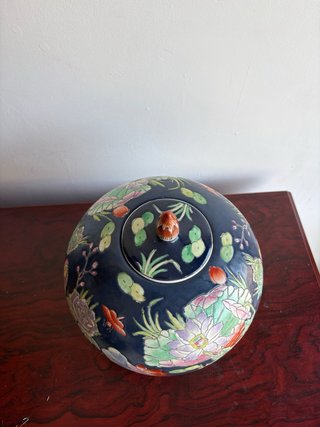 Jarrón Decorativo Cerámica Estilo Japonés