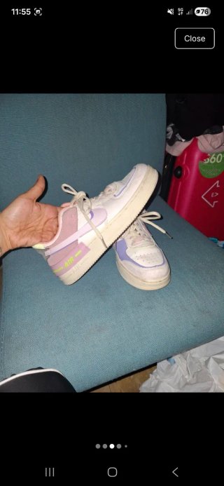 Nike Air Force 1 Morado y Blanco